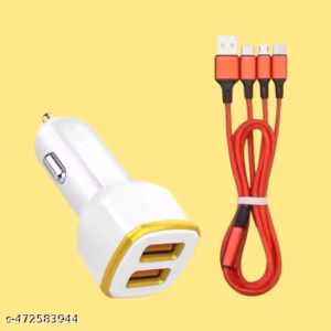 Fast Car Charger 3.5A with 3-in-1 Cable